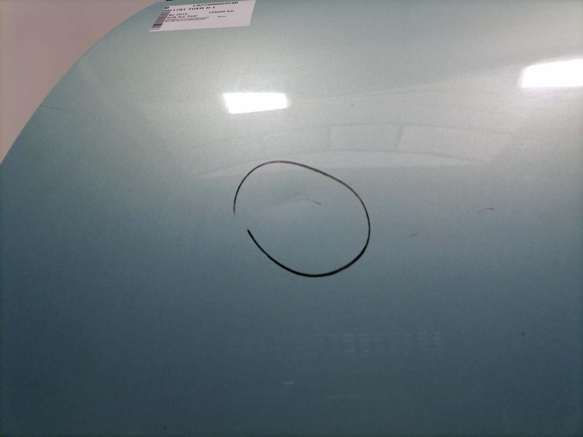 Chevrolet Spark original T&uuml;r hinten links GJS Ice Teal Rohbau Bj.2012